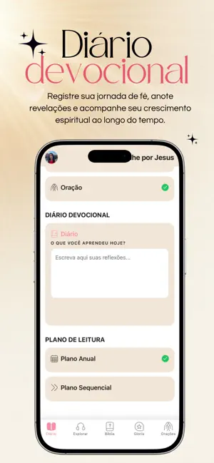 GlowApp - Devocional Feminino iPhone screenshot 6