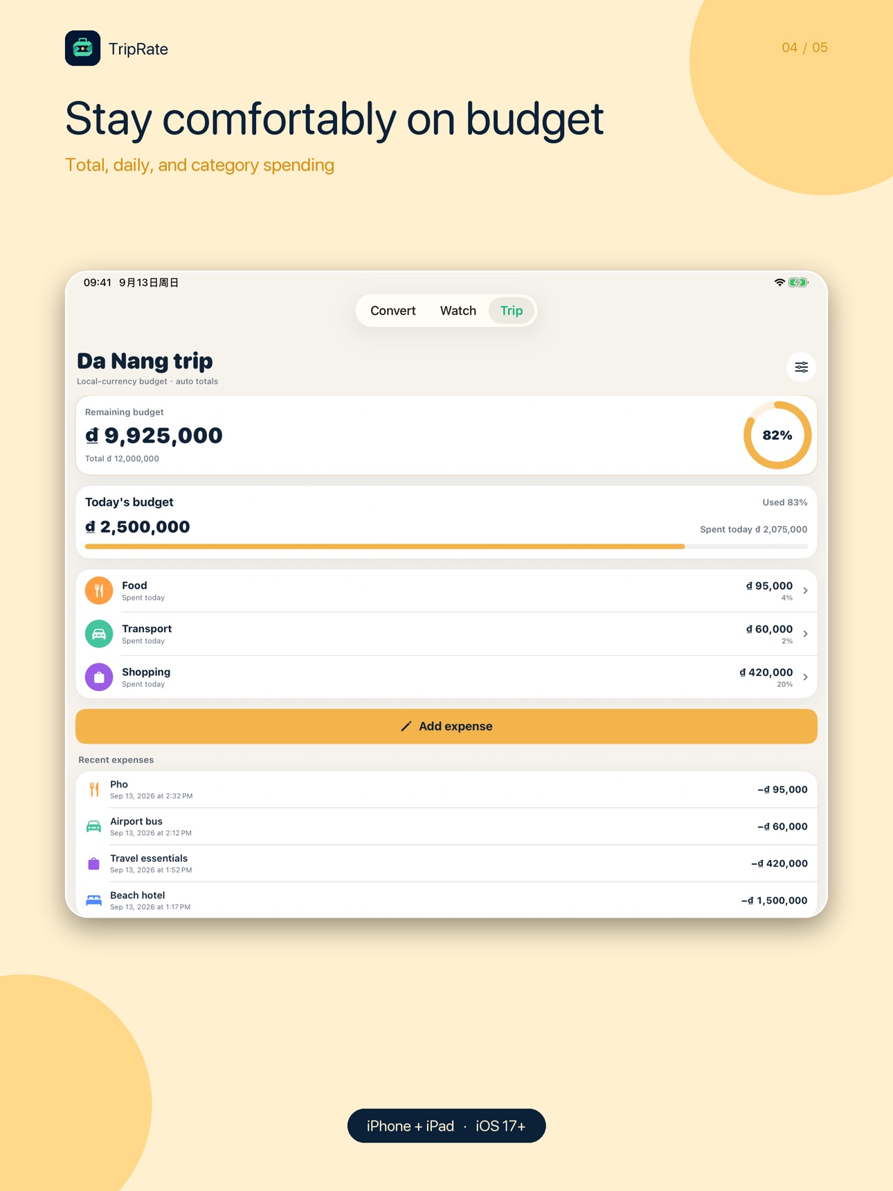 Screenshot 9 of TripRate: Travel Money