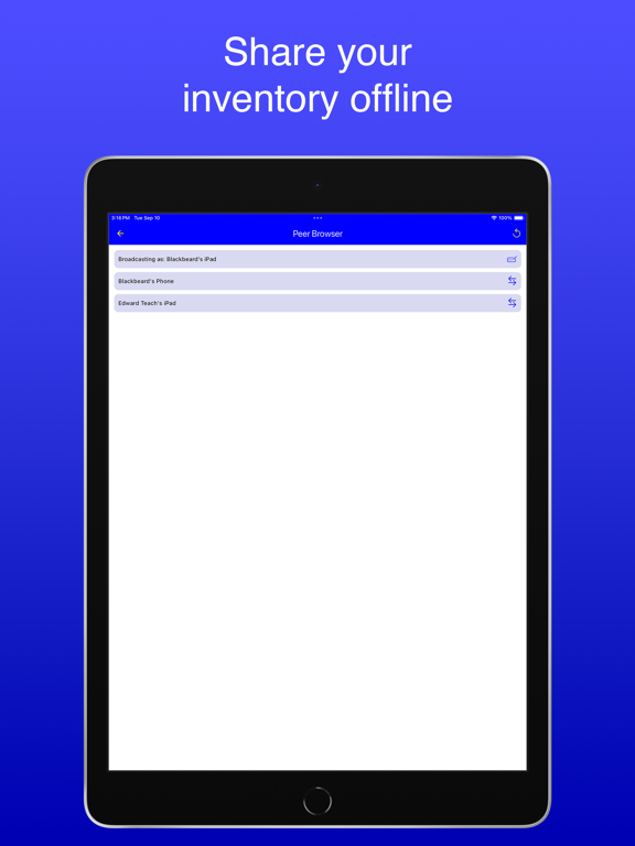 QuarterMaster Yacht Inventory iPad screenshot 8 - Productivity app