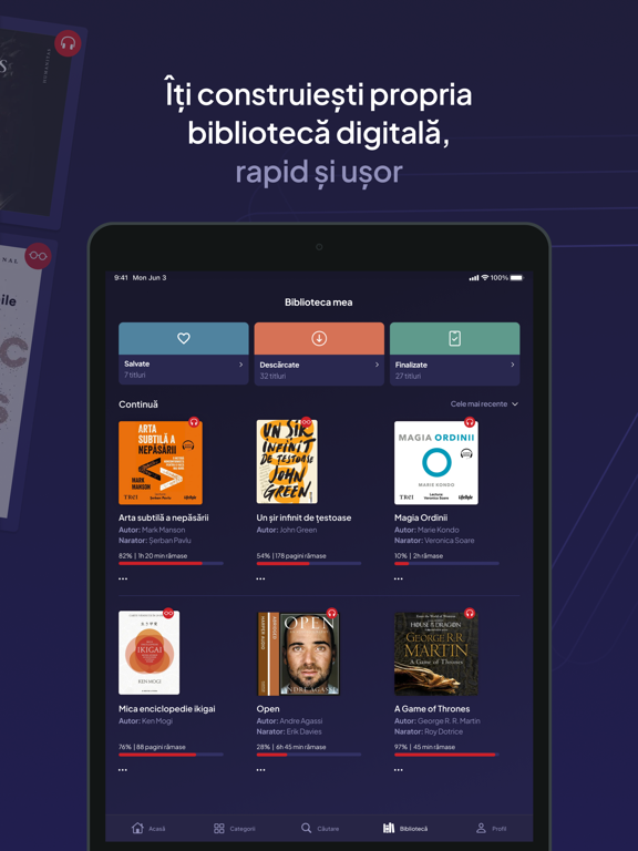 Screenshot #6 pour Voxa: Audiobooks & E-books