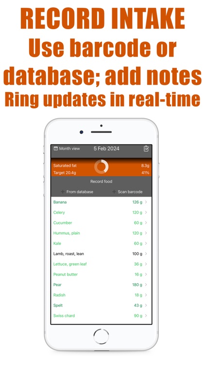 Saturated Fat Counter Tracker screenshot-3