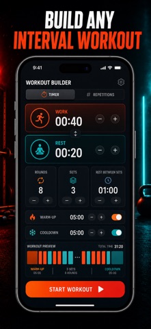 HIIT Workout Timer: Tabata Screenshot 2 of 10