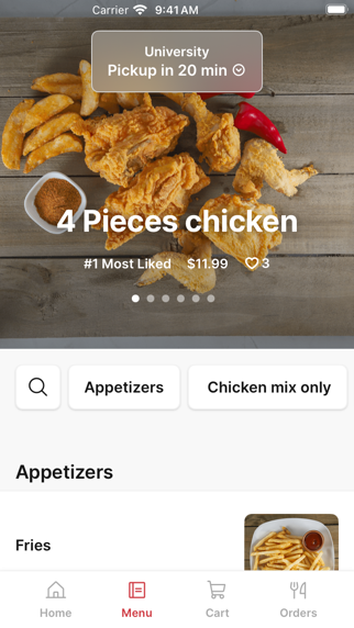 US Fried Chicken To Go iPhone screenshot 2 - Food & Drink app