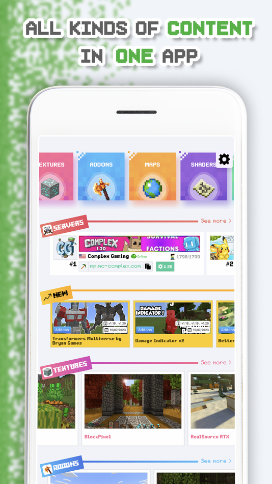 #1. Skins, Maps & Shader Packs (iOS) By: Ayoub El Omrani
