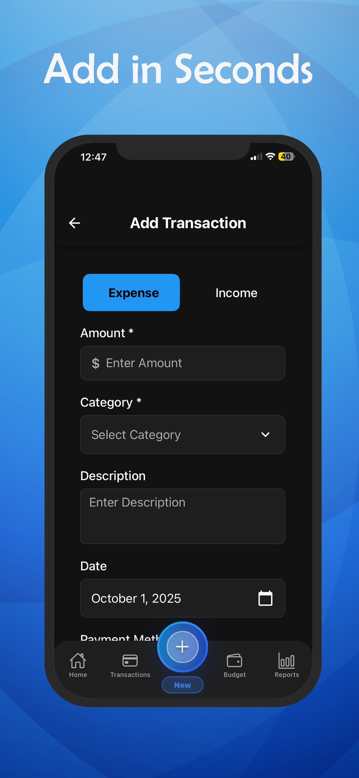 OngMon - Budget Tracker