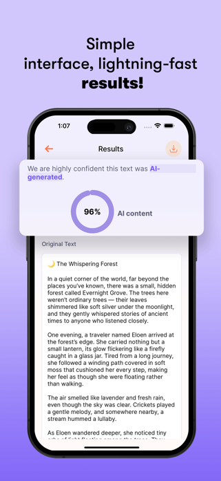 Detectfy – AI Content Detector Screenshot 3 of 4