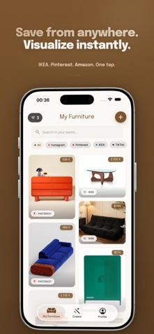 Sablo: AI Furniture Visualizer iPhone screenshot