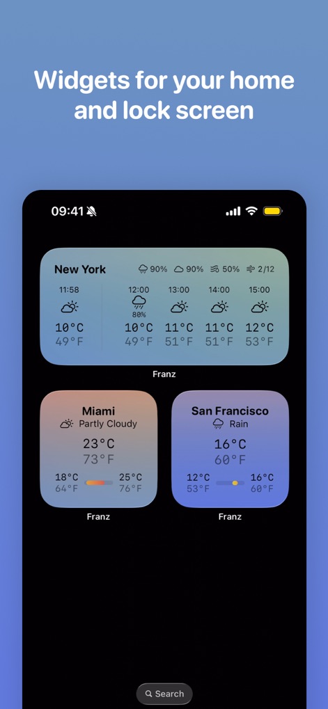 Franz Fahrenheit (& Celsius) - franz-fahrenheit-ios-weather-widgets