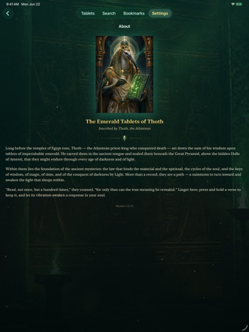 Emerald Tablets of Thoth ipad screenshot 4