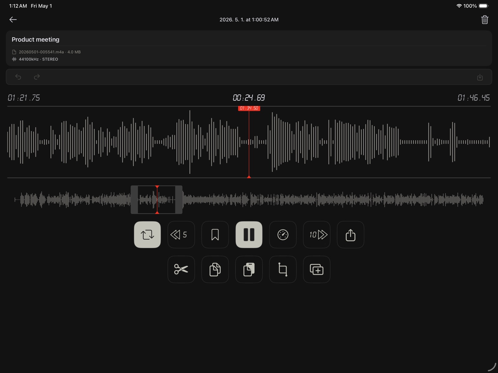 Awesome Voice Recorder - PRO ipad screenshot 2