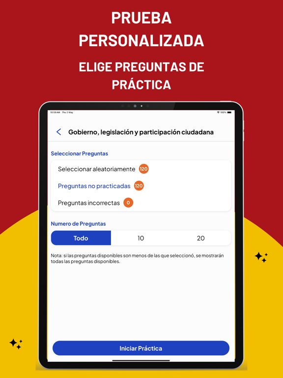 CCSE Spanish Nationality Test iPad screenshot 6 - Education app