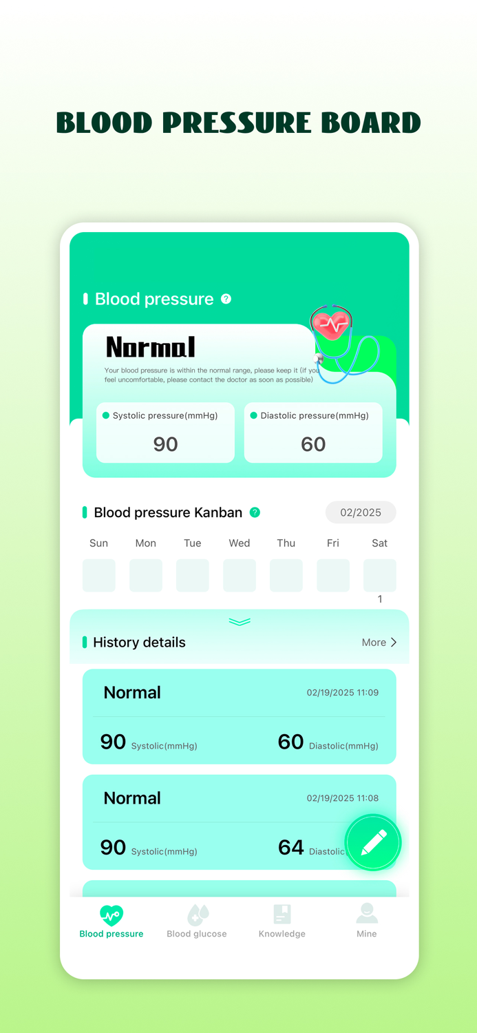 Blood Pressure Health Monitor