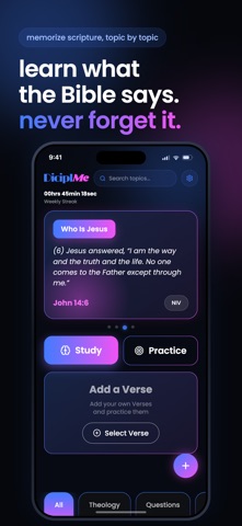 DiciplMe Memorize Bible Verses screenshot