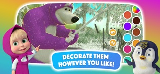Masha and the Bear Magic Color iPhone screenshot