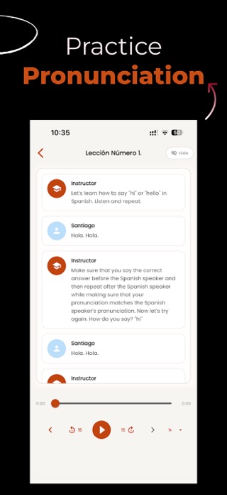 Learn Spanish: Audio Lessons Screenshot 2 of 6
