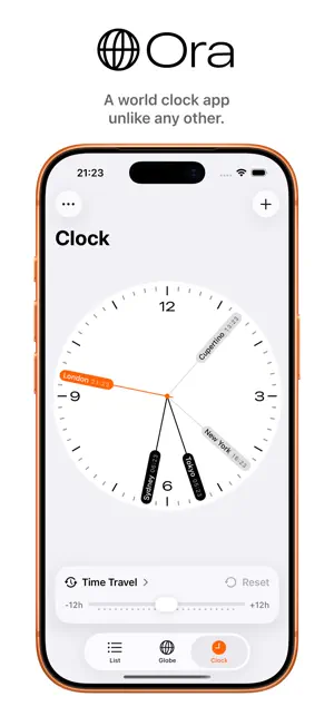 Ora: World Clock screenshot 1