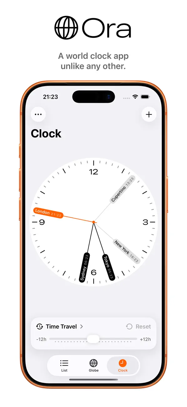 Screenshot #1 pour Ora: World Clock