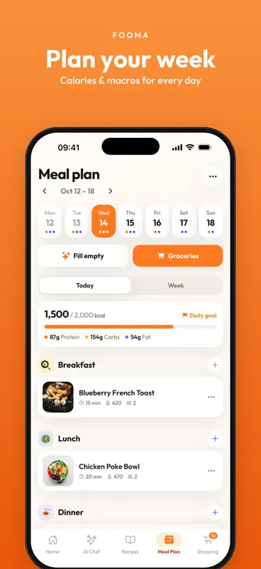 Recipe Keeper & Planner: Fooma screenshot 4 of 5