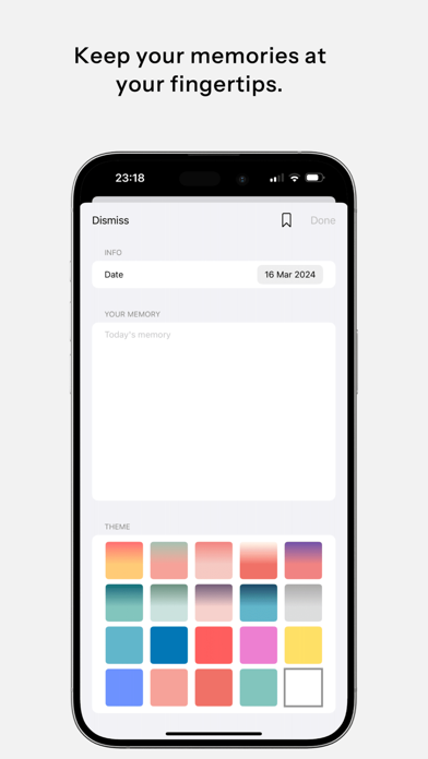 Today - Memory Notebook Screenshot