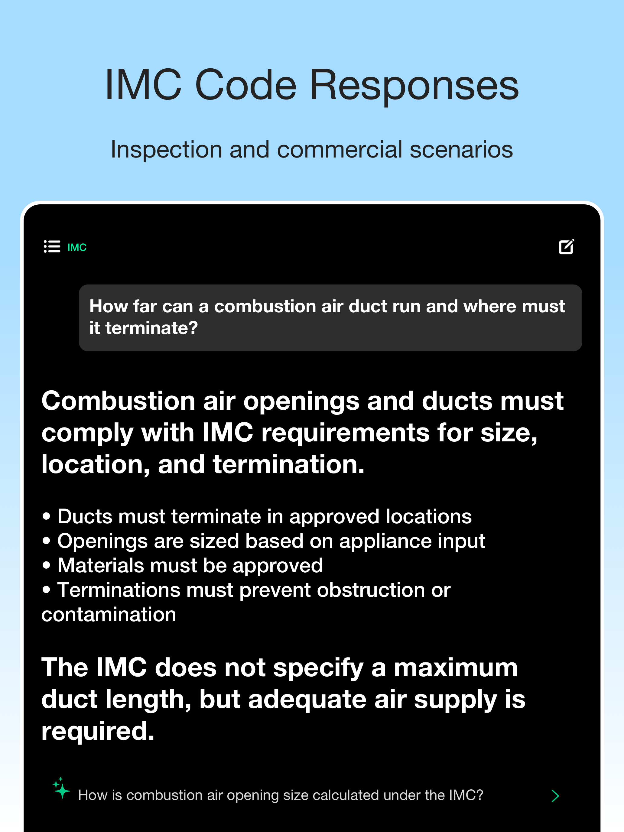 Code Snap: AI IMC & HVAC
