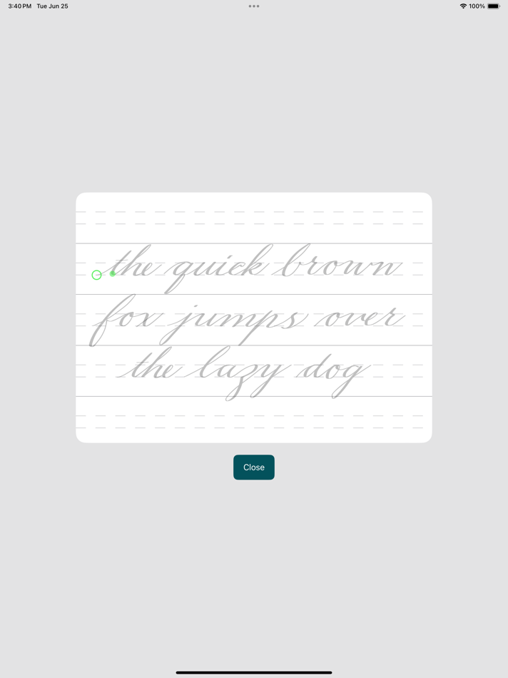 #4. Quill Learn Cursive (iOS) بواسطة: Ben Comber