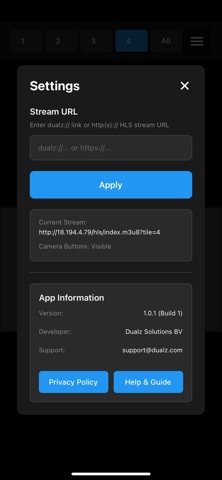 Dualz Stream Player screenshot