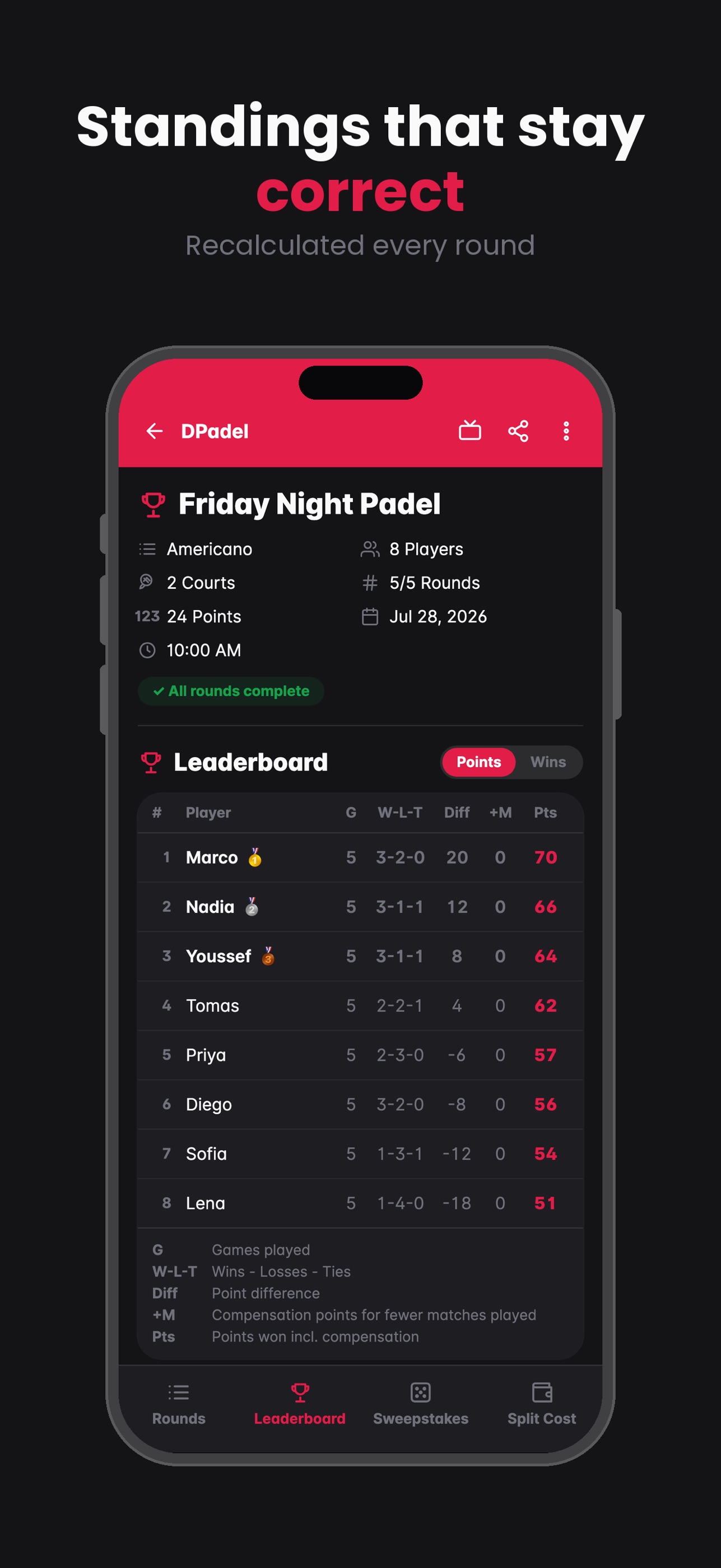 Screenshot 3 of DPadel - Point Tracker