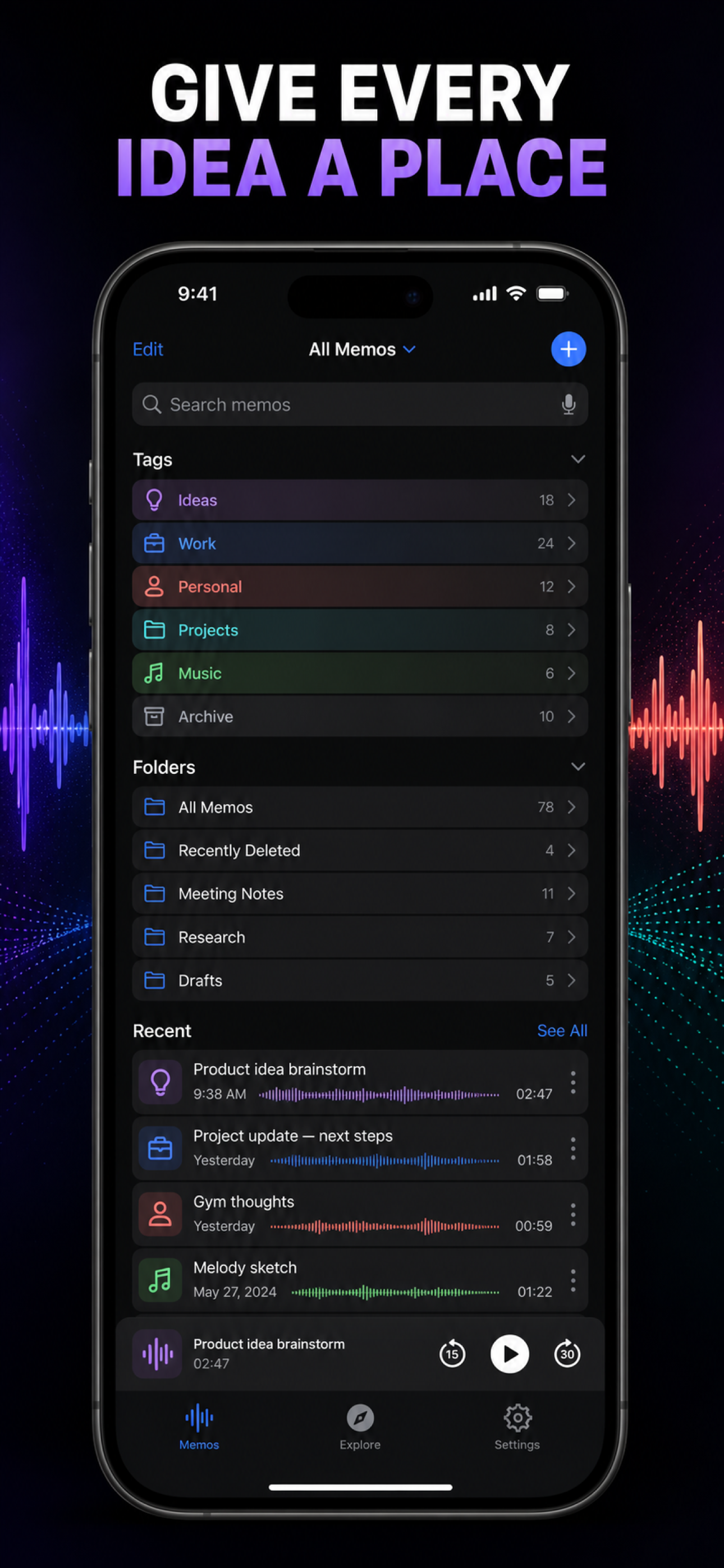 Voice Memo Tags & Recorder screenshot 6
