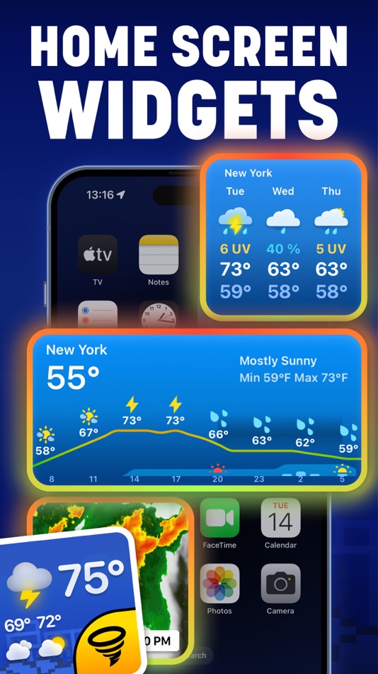 #7. Weather #1 Interactive Widgets (iOS) By: byss mobile