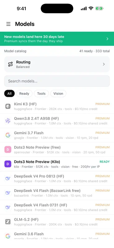LLMAPI: AI Chat & API screenshot 2 of 3