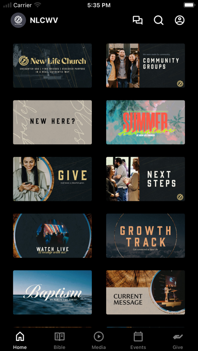 Screenshot #1 pour New Life Church WV
