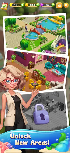 Seaside Cafe: Merge Food screenshot 3