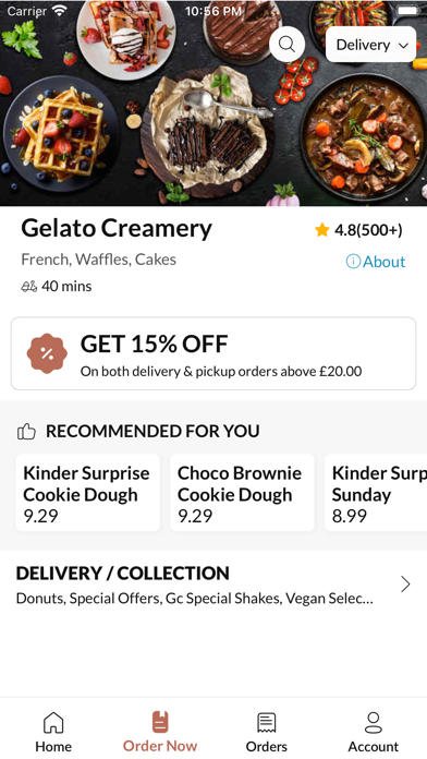 Gelato Creamery. Screenshot