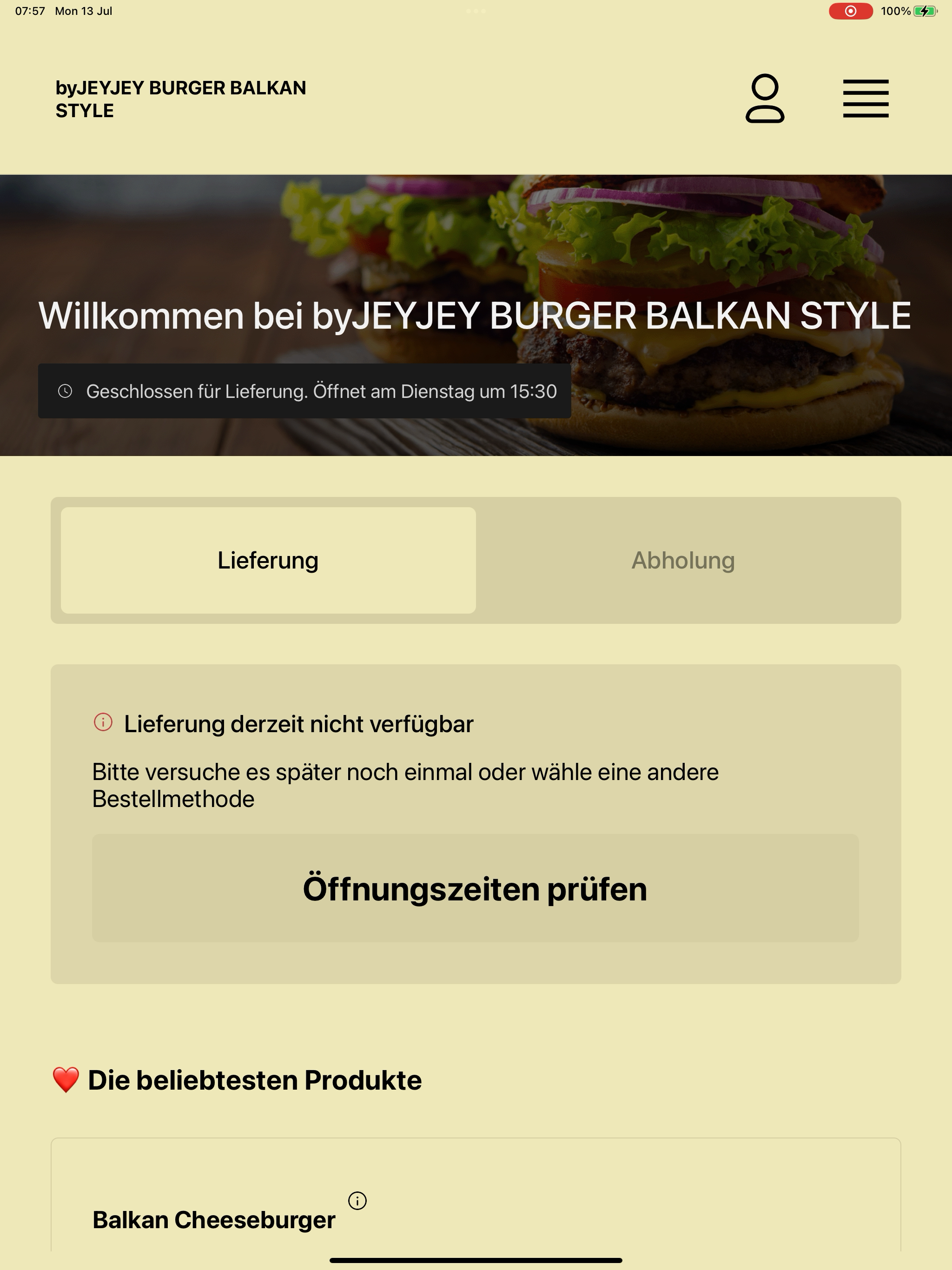 byJEYJEY BURGER BALKAN STYLE screenshot 9