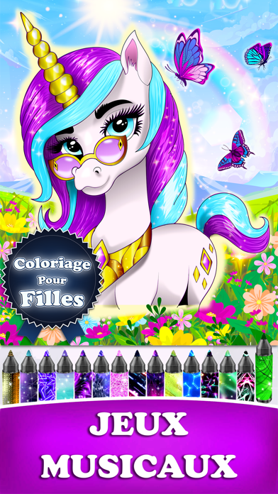 Screenshot #2 pour PONEY Coloriages pour Filles
