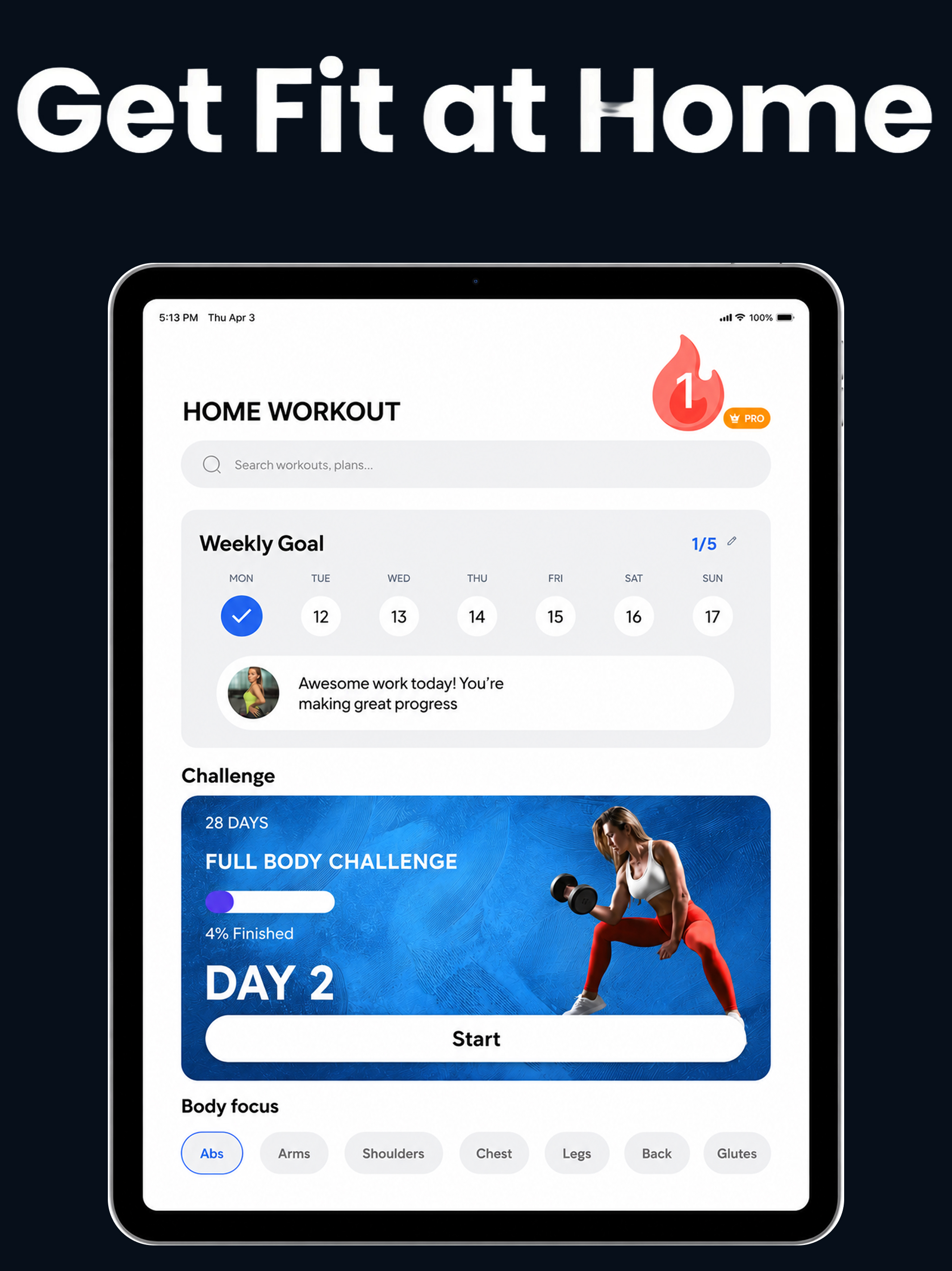 Home Workout: Fitness App screenshot 9
