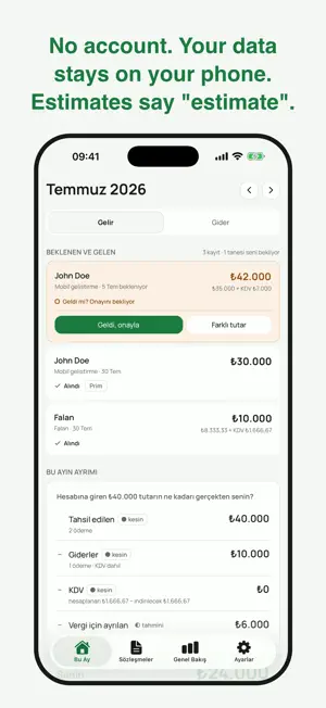 Hakkım: Freelance Income screenshot 3