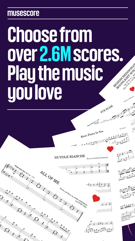 #1. MuseScore: sheet music (iOS) โดย: MuseScore BVBA