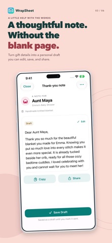 WrapSheet – Gift Tracker Screenshot 3 of 6