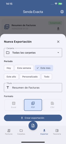 Senda Exacta iPhone screenshot