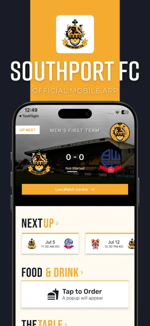 Southport Football Club screenshot 1