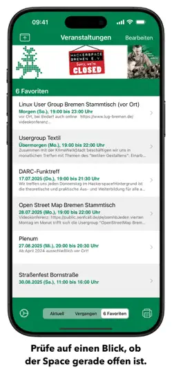 Скриншот Hackerspace Bremen на iPhone 3