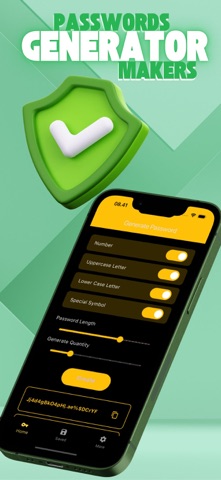 Passwords Maker Generator screenshot