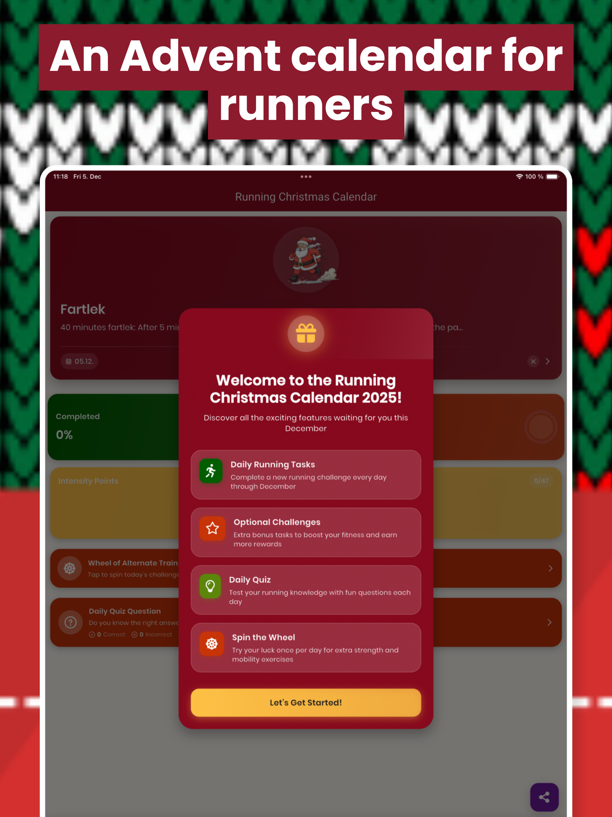 Running Christmas Calendar screenshot 10