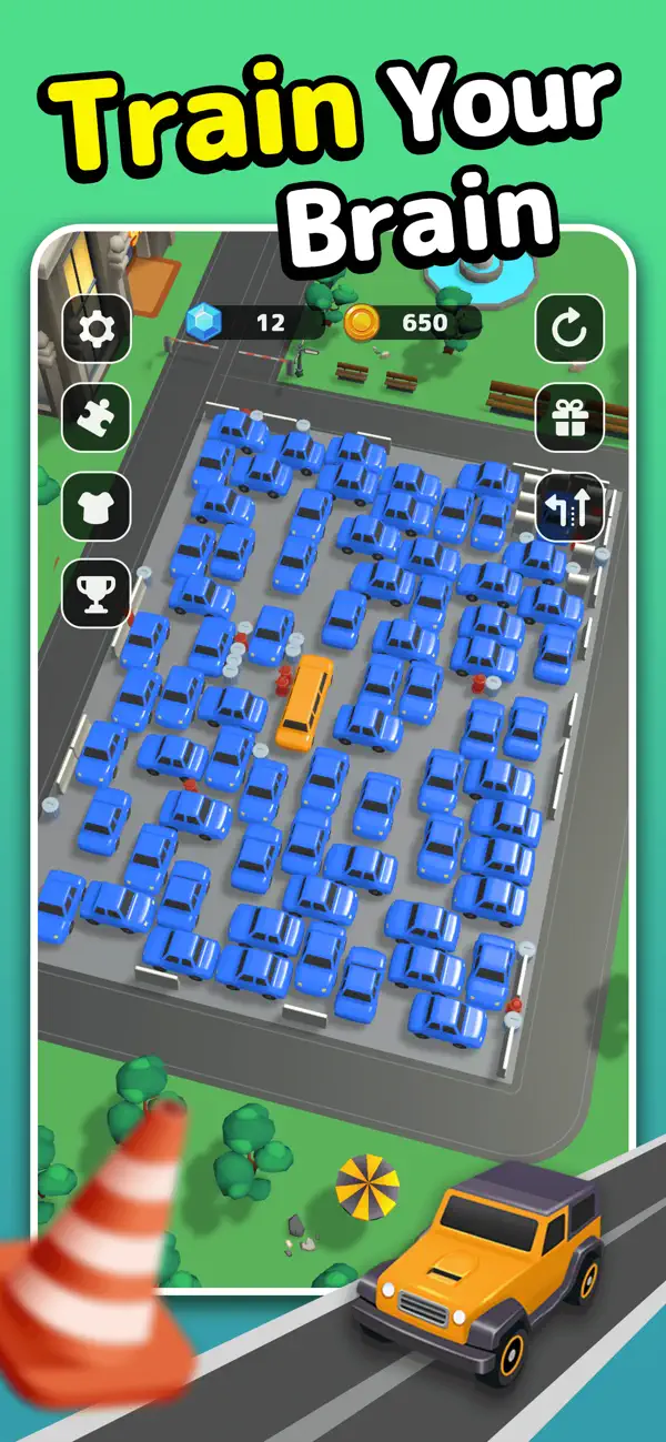#4. 3D Car Game: Parking Jam (iOS) De: Guru Smart Holding Limited