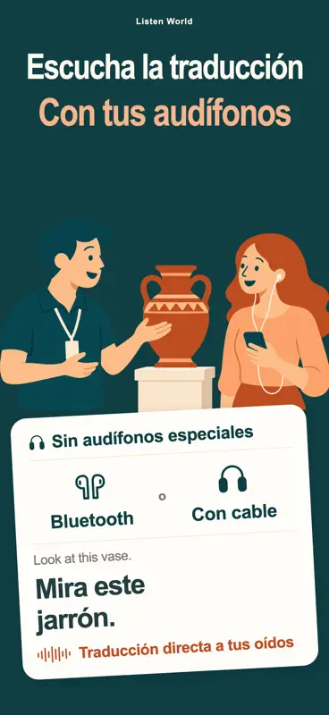 Listen World: Traductor de Voz screenshot 5 of 10