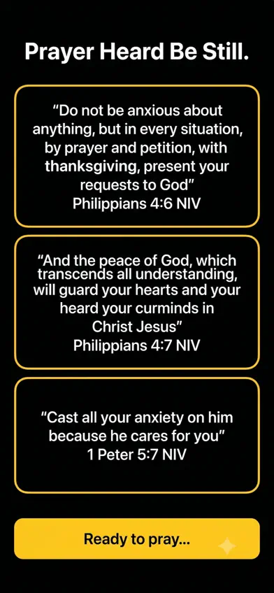 Prayer Heard Be Still screenshot 1
