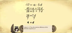 More on Arithmetic Sequences screenshot 3