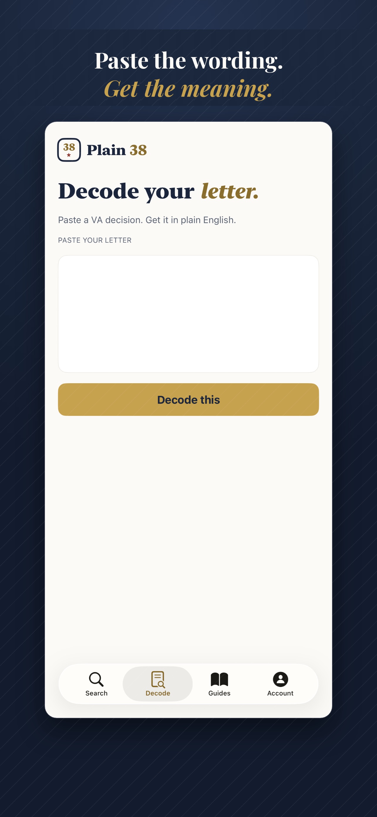 Screenshot 5 of Plain 38 - VA Benefits