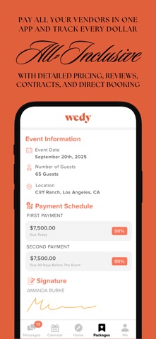 Wedding Planner by Wedy app screenshot 3